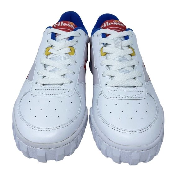 Ellesse Men’s Tanker LO OG LTHR AF White Athletic Sneakers Lace Up Shoes 7 New - Picture 2 of 12